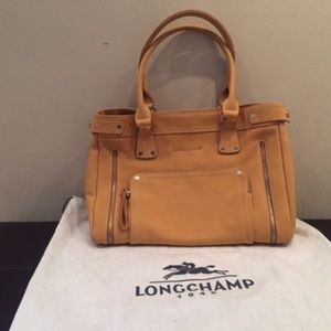 Longchamp Leather Tote Handbag